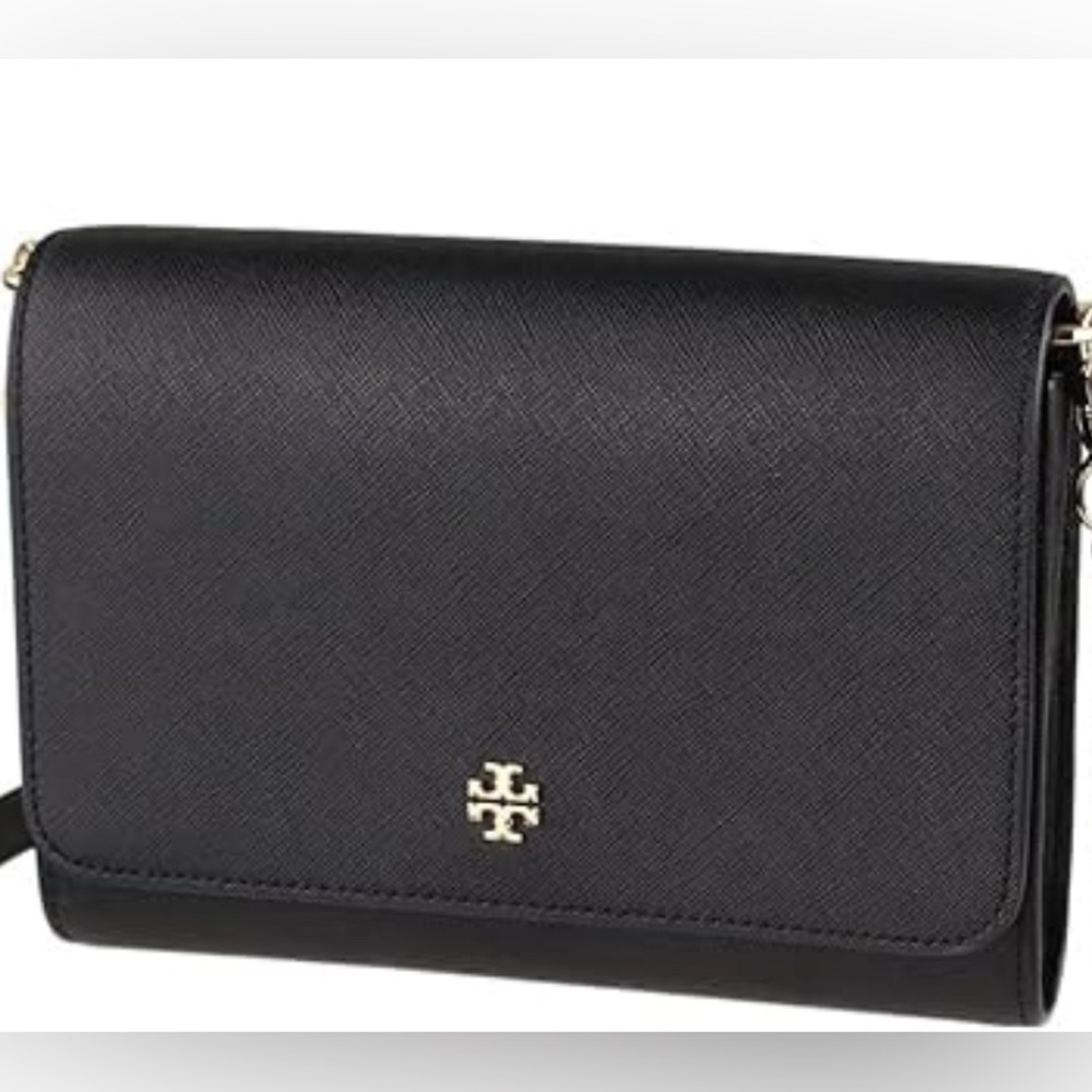 Tory Burch Women's Emerson Saffiano Leather Medium Adjustable Shoulder Bag